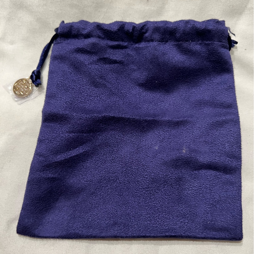 Tory Burch Drawstring Wallet / Jewelry Pouch New - Picture 3 of 5